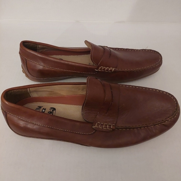 Flosheim Driver Loafers SHOES Men 11 Leather Comfort